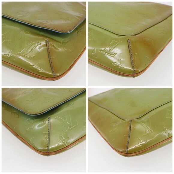 LOUIS VUITTON Monogram Vernis Thompson Street Bag Baby Blue M91009 Auth 146149 - Picture 16 of 16